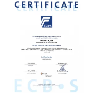 Casseforti a mobile CLE III 110 E certificate EN 1143-1 gr III certificato